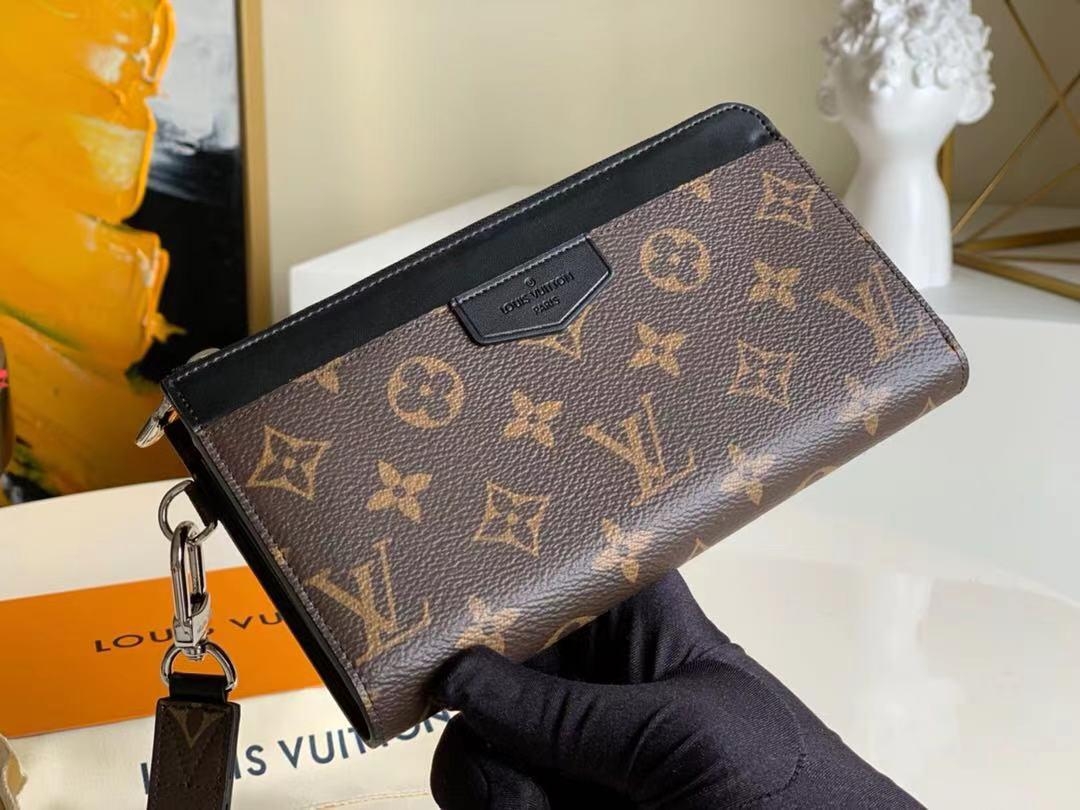 Louis Vuitton Long Wallet Monogram Macassar Zippy Dragonne M69407